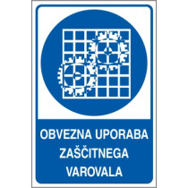 Obvezna uporaba zaščitnega varovala