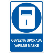 Obvezna uporaba varilne maske