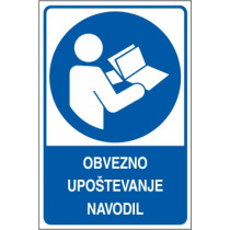 Obvezno upoštevanje navodil