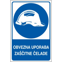 Obvezna uporaba zaščitne čelade