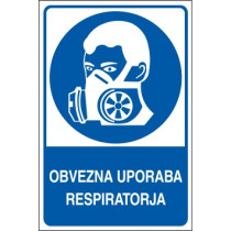 Obvezna uporaba respiratorja