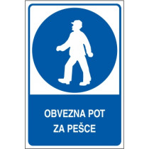 Obvezna pot za pešce