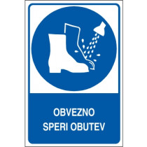 Obvezno speri obutev