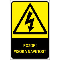 Pozor! Visoka napetost