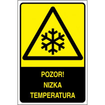 Pozor! Nizka temperatura