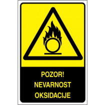 Pozor! Nevarnost oksidacije