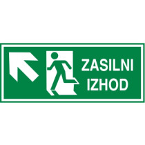 Zasilni izhod Levo gor