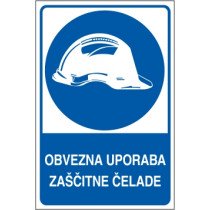 Obvezna uporaba zaščitne čelade
