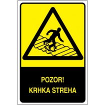 Pozor! Krhka streha