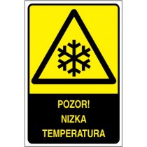Pozor! Nizka temperatura