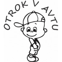 Nalepka Otrok v avtu T0007