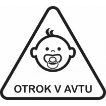 Nalepka Otrok v avtu T0056