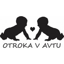 Nalepka Otroka v avtu T0157