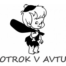 Nalepka Otrok v avtu T0175