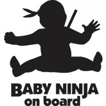 Nalepka Baby Ninja on board T0074