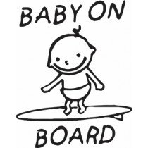 Nalepka Baby on Board T0116