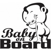 Nalepka Baby on Board T0119