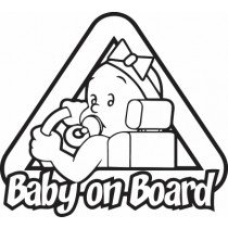 Nalepka Baby on Board T0123