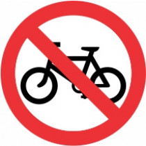 Znak Prepovedano za kolesa