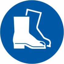 Znak Obvezna uporaba zaščitne obuje