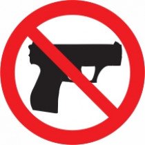 Znak Prepovedano strelno orožje