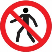 Znak Prepovedan promet za pešce